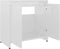 vidaXL - Badkamerkast - 60x33x61 - cm - spaanplaat - hoogglans - wit