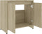vidaXL - Badkamerkast - 60x33x61 - cm - spaanplaat - sonoma - eikenkleurig