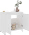 vidaXL - Badkamerkast - 60x33x61 - cm - spaanplaat - wit