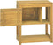 vidaXL - Badkamerkast - 60x40x75 - cm - massief - teakhout