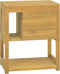 vidaXL - Badkamerkast - 60x40x75 - cm - massief - teakhout