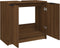 vidaXL - Badkamerkast - 64,5x33,5x59 - cm - bewerkt - hout - bruin - eikenkleur
