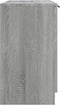 vidaXL - Badkamerkast - 64,5x33,5x59 - cm - bewerkt - hout - grijs - sonoma - eiken