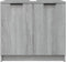 vidaXL - Badkamerkast - 64,5x33,5x59 - cm - bewerkt - hout - grijs - sonoma - eiken