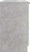 vidaXL - Badkamerkast - 64,5x33,5x59 - cm - bewerkt - hout - betongrijs