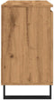 vidaXL - Badkamerkast - 65x33x60 - cm - bewerkt - hout - artisanaal - eikenkleurig