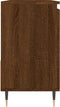 vidaXL - Badkamerkast - 65x33x60 - cm - bewerkt - hout - bruin - eikenkleur