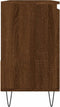 vidaXL - Badkamerkast - 65x33x60 - cm - bewerkt - hout - bruin - eikenkleur