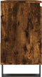 vidaXL - Badkamerkast - 65x33x60 - cm - bewerkt - hout - gerookt - eikenkleurig