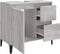 vidaXL - Badkamerkast - 65x33x60 - cm - bewerkt - hout - grijs - sonoma - eikenkleurig