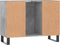 vidaXL - Badkamerkast - 80x33x60 - cm - bewerkt - hout - betongrijs