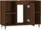 vidaXL - Badkamerkast - 80x33x60 - cm - bewerkt - hout - bruin - eikenkleur