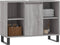 vidaXL - Badkamerkast - 80x33x60 - cm - bewerkt - hout - grijs - sonoma - eikenkleurig