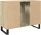 vidaXL - Badkamerkast - 80x33x60 - cm - bewerkt - hout - sonoma - eikenkleurig