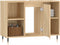 vidaXL - Badkamerkast - 80x33x60 - cm - bewerkt - hout - sonoma - eikenkleurig