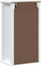 vidaXL - Badkamerkast - BERG - 40x27x71,5 - cm - massief - grenenhout - wit