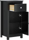 vidaXL - Badkamerkast - BERG - 40x34x80 - cm - massief - grenenhout - zwart