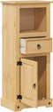 vidaXL - Badkamerkast - Corona - 45x33x110 - cm - massief - grenenhout