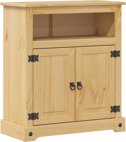 vidaXL - Badkamerkast - Corona - 70x33x80 - cm - massief - grenenhout