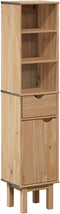 vidaXL - Badkamerkast - OTTA - 35x30x159 - cm - massief - grenenhout
