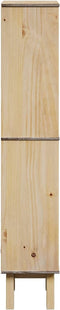 vidaXL - Badkamerkast - OTTA - 35x30x159 - cm - massief - grenenhout