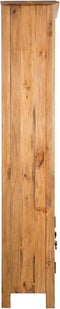 vidaXL - Badkamerkast - vrijstaand - 48x32x170 - cm - massief - grenenhout
