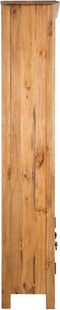 vidaXL - Badkamerkast - vrijstaand - 48x32x170 - cm - massief - grenenhout