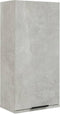 vidaXL - Badkamerkast - wandgemonteerd - 32x20x67 - cm - betongrijs