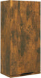 vidaXL - Badkamerkast - wandgemonteerd - 32x20x67 - cm - gerookt - eiken