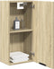 vidaXL - Badkamerkast - wandgemonteerd - 32x20x67 - cm - sonoma - eikenkleurig