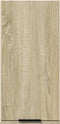 vidaXL - Badkamerkast - wandgemonteerd - 32x20x67 - cm - sonoma - eikenkleurig