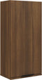 vidaXL - Badkamerkast - wandgemonteerd - 32x20x67 - cm - bruineikenkleurig