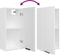 vidaXL - Badkamerkast - wandgemonteerd - 32x20x67 - cm - wit
