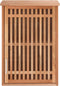 vidaXL - Badkamerkast - wandgemonteerd - 42x23x60 - cm - massief - walnotenhout