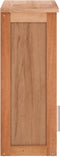 vidaXL - Badkamerkast - wandgemonteerd - 42x23x60 - cm - massief - walnotenhout