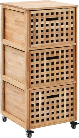 vidaXL - Badkamerkastje - 41x41x91 - cm - massief - walnotenhout