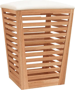 vidaXL - Badkamerkruk - 40,5x40,5x56 - cm - massief - walnotenhout