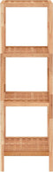 vidaXL - Badkamerrek - 35,5x35,5x112,5 - cm - massief - walnotenhout