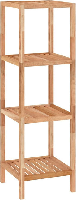 vidaXL - Badkamerrek - 36x36x112 - cm - massief - walnotenhout