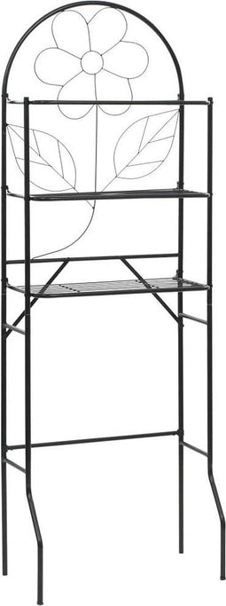 vidaXL - Badkamerrek - 60x33x174 - cm - zwart