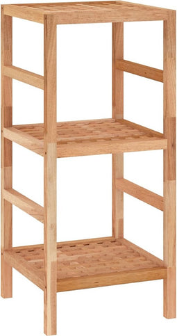 vidaXL - Badkamerrekje - 35,5x35,5x79 - cm - massief - walnotenhout