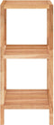 vidaXL - Badkamerrekje - 36x36x79 - cm - massief - walnotenhout