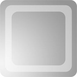 vidaXL - Badkamerspiegel - LED - 30x30 - cm