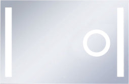 vidaXL - Badkamerspiegel - LED - met - aanraaksensor - 100x60 - cm