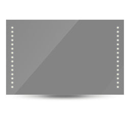 vidaXL - Badkamerspiegel - met - LEDs - 100x60 - cm