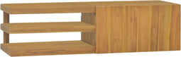 vidaXL - Badkamerwandkast - 110x40x30 - cm - massief - teakhout