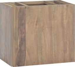 vidaXL - Badkamerwandkast - 45x30x40 - cm - massief - teakhout