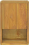 vidaXL - Badkamerwandkast - 45x30x70 - cm - massief - teakhout