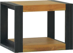 vidaXL - Badkamerwandkast - 45x45x35 - cm - massief - teakhout