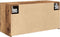 vidaXL - Badkamerwandkast - 60x25x30 - cm - bewerkt - hout - oud - houtkleurig